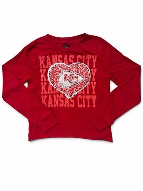 🏷️SALE! KC Chiefs Sequin Top
